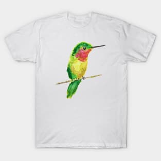 Watercolor Hummingbird T-Shirt